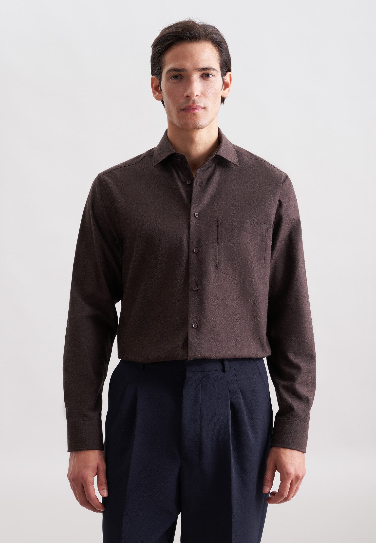 Flanellhemd Schwarze Rose