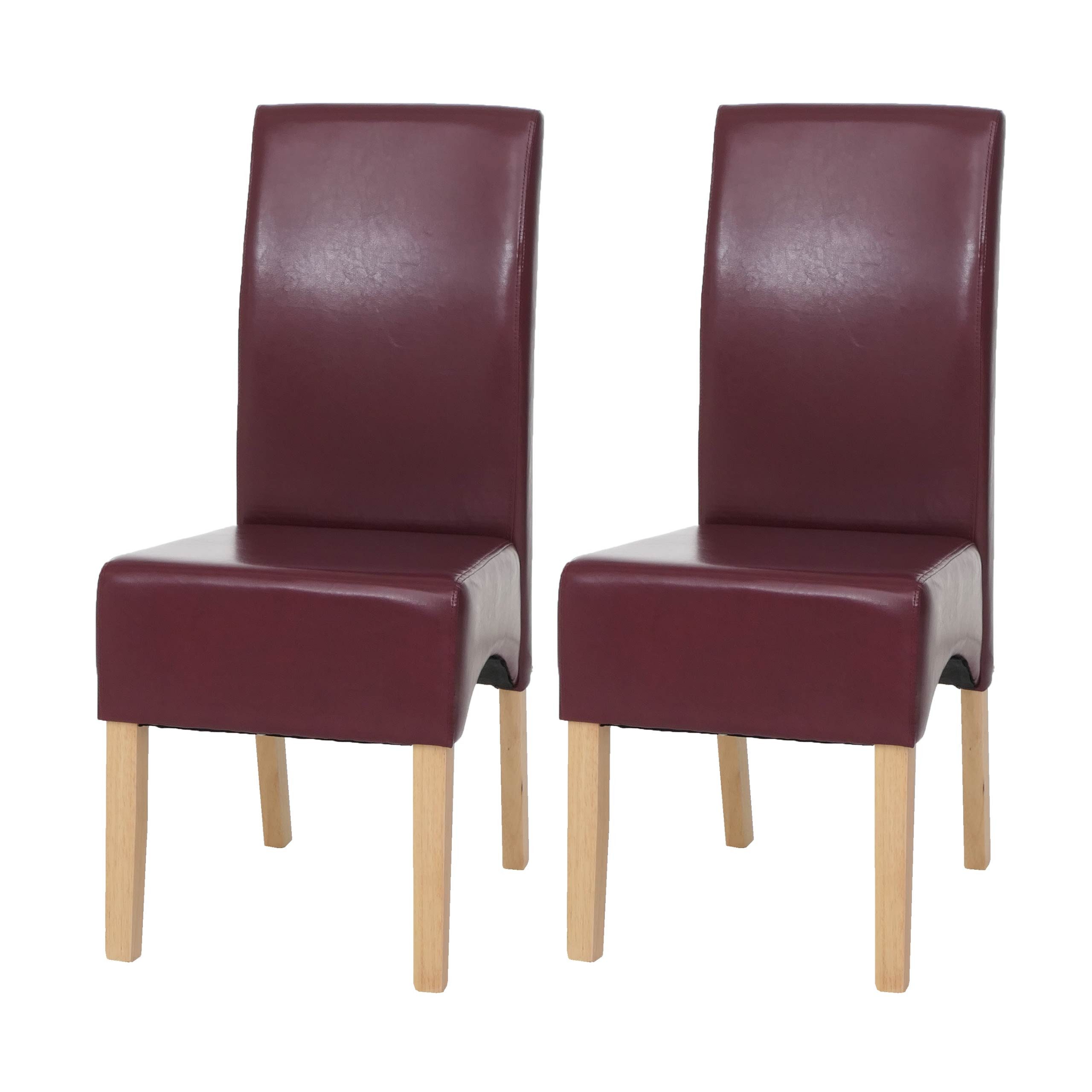 MCW Esszimmerstuhl Crotone-2 (Set, 2 St), 2er-Set, Abgerundete Ecken + Kanten, ca. 150 kg belastbar, gepolstert