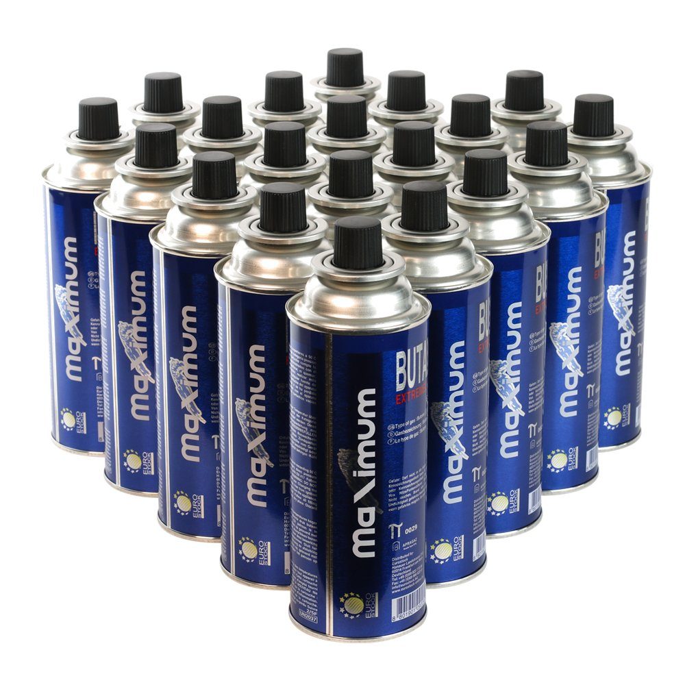 MaXimum Gaskartusche 20 x Butan-Gas-Kartusche: 227g für zuverlässige Outdoo günstig online kaufen