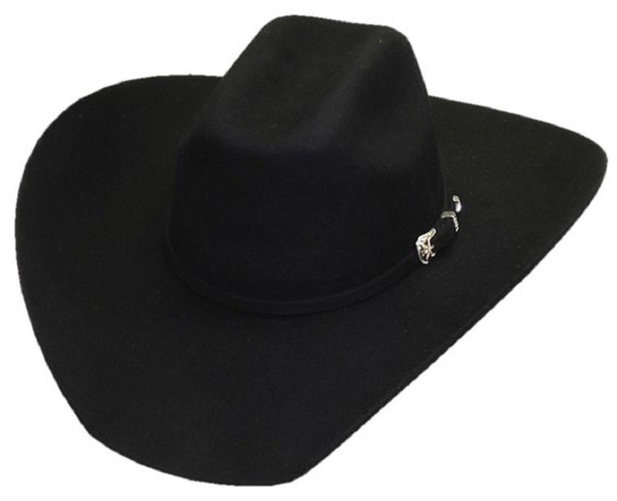 Dallas Hats MAVERICK 1 Cowboyhut Herrenhut Wollhut Westernhut Schwarz 