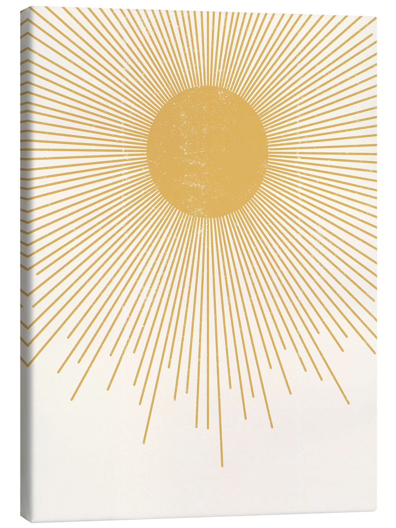 Posterlounge Leinwandbild Olga Telnova, Minimalistische Sonne, günstig online kaufen