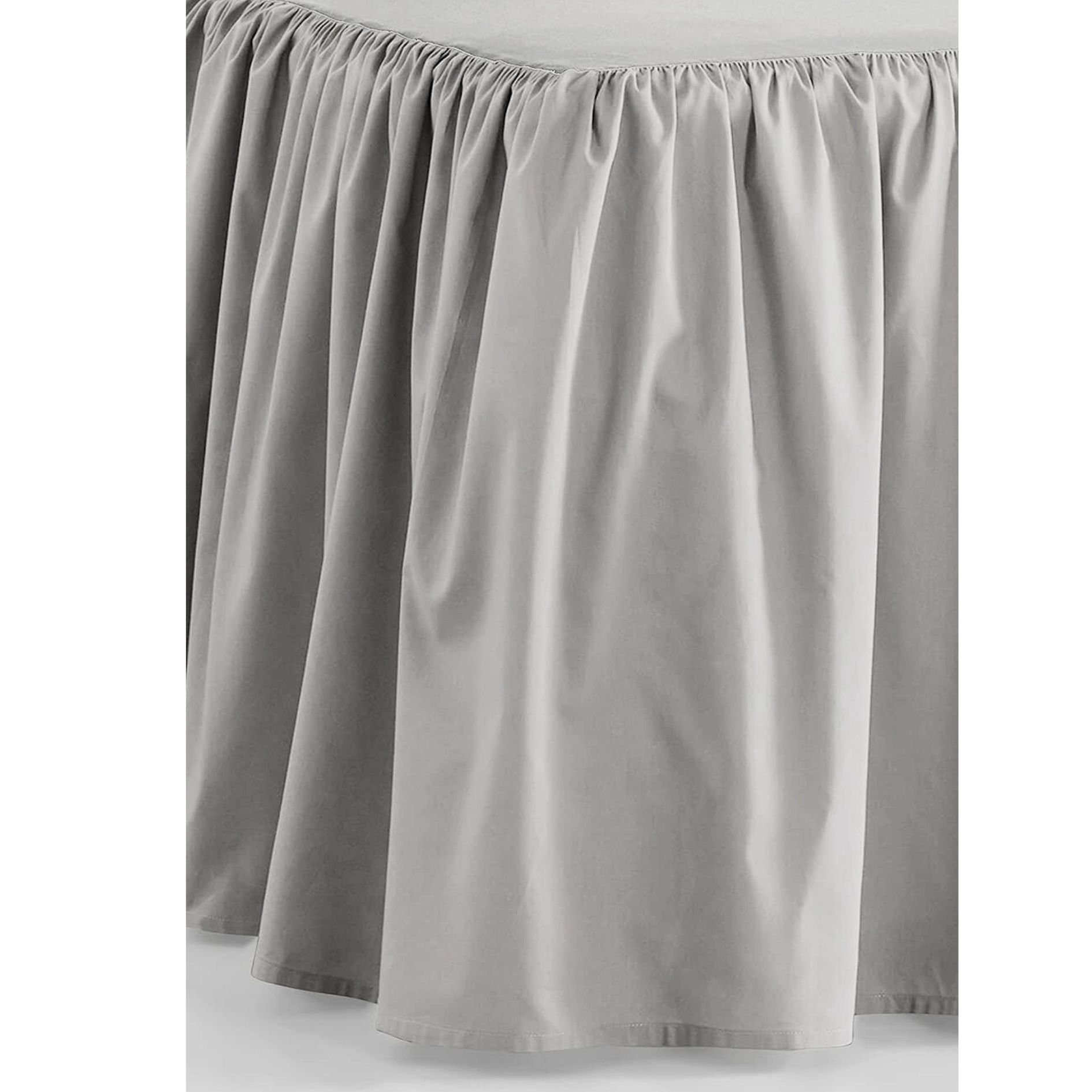 Babymajawelt Betthusse Bettvolant Bettlaken für Babybett, Glatt, Einfarbig, Dekorativ, Reine Baumwolle, Made in EU