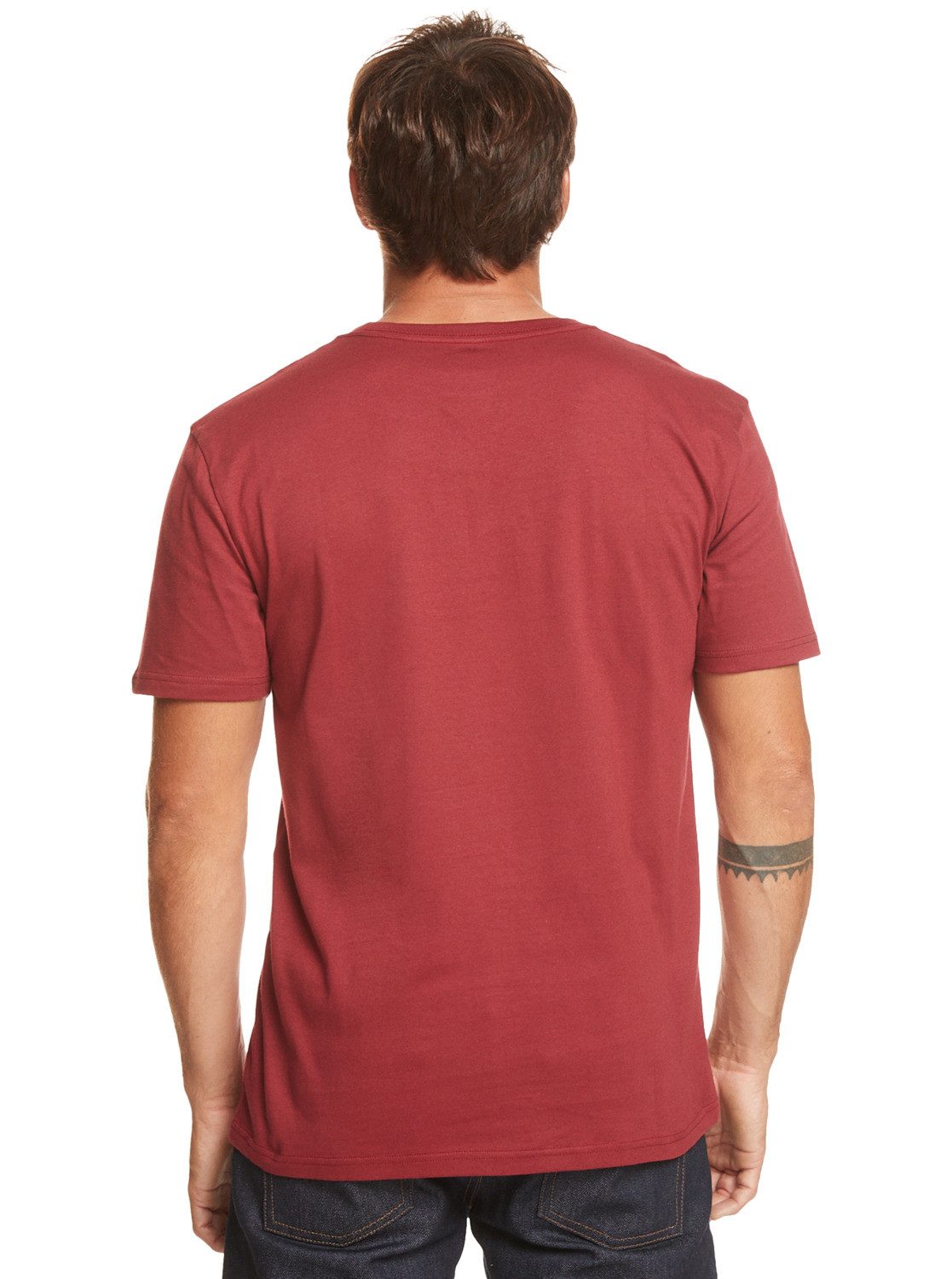 Qs Red Tibetan Mind Barrel T-Shirt Quiksilver