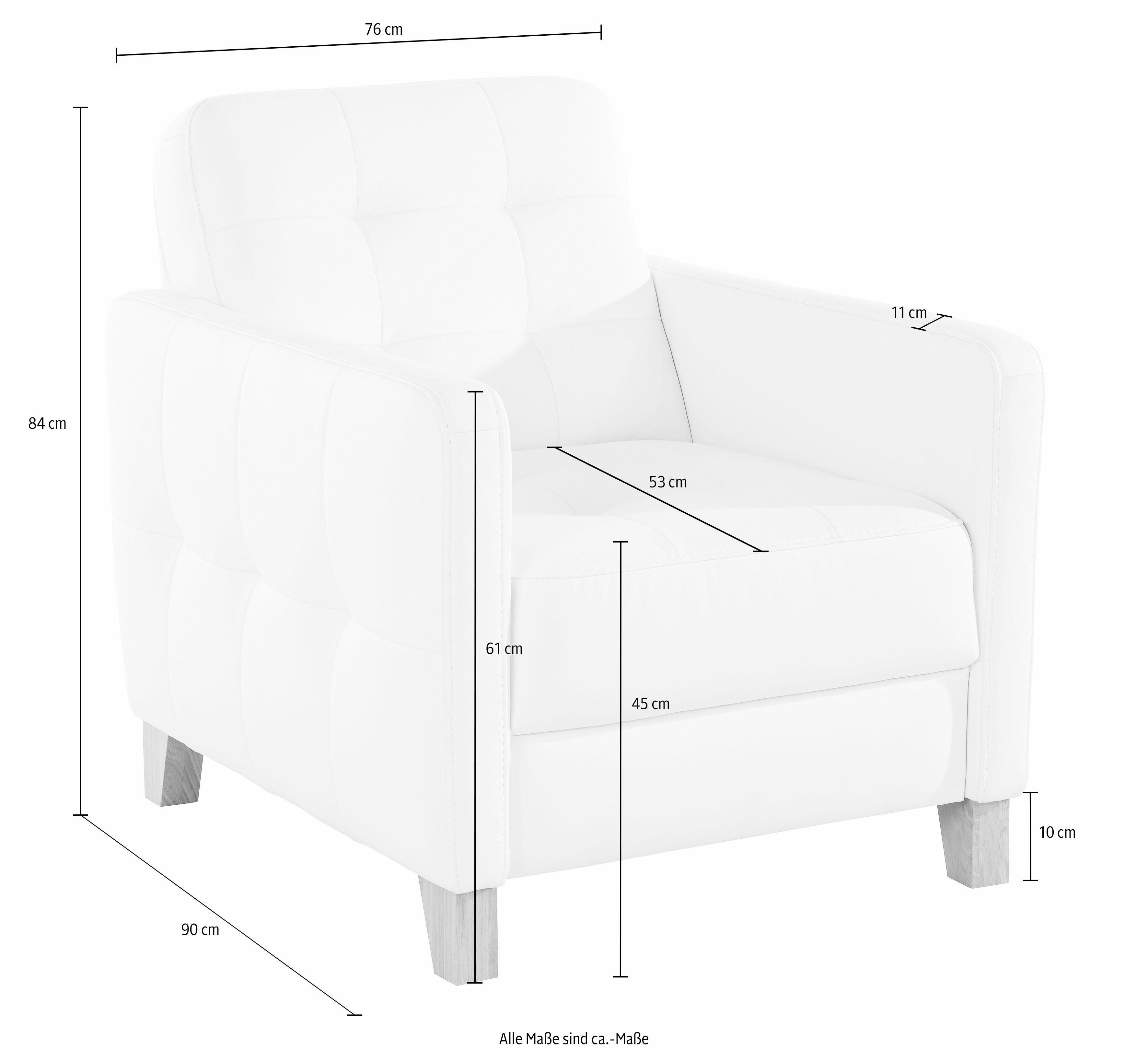 exxpo - sofa fashion Sessel Elio, Loungesessel, aufwendige Detailverarbeitung, bequem und modern, hoher Sitzkomfort für entspannende Momente