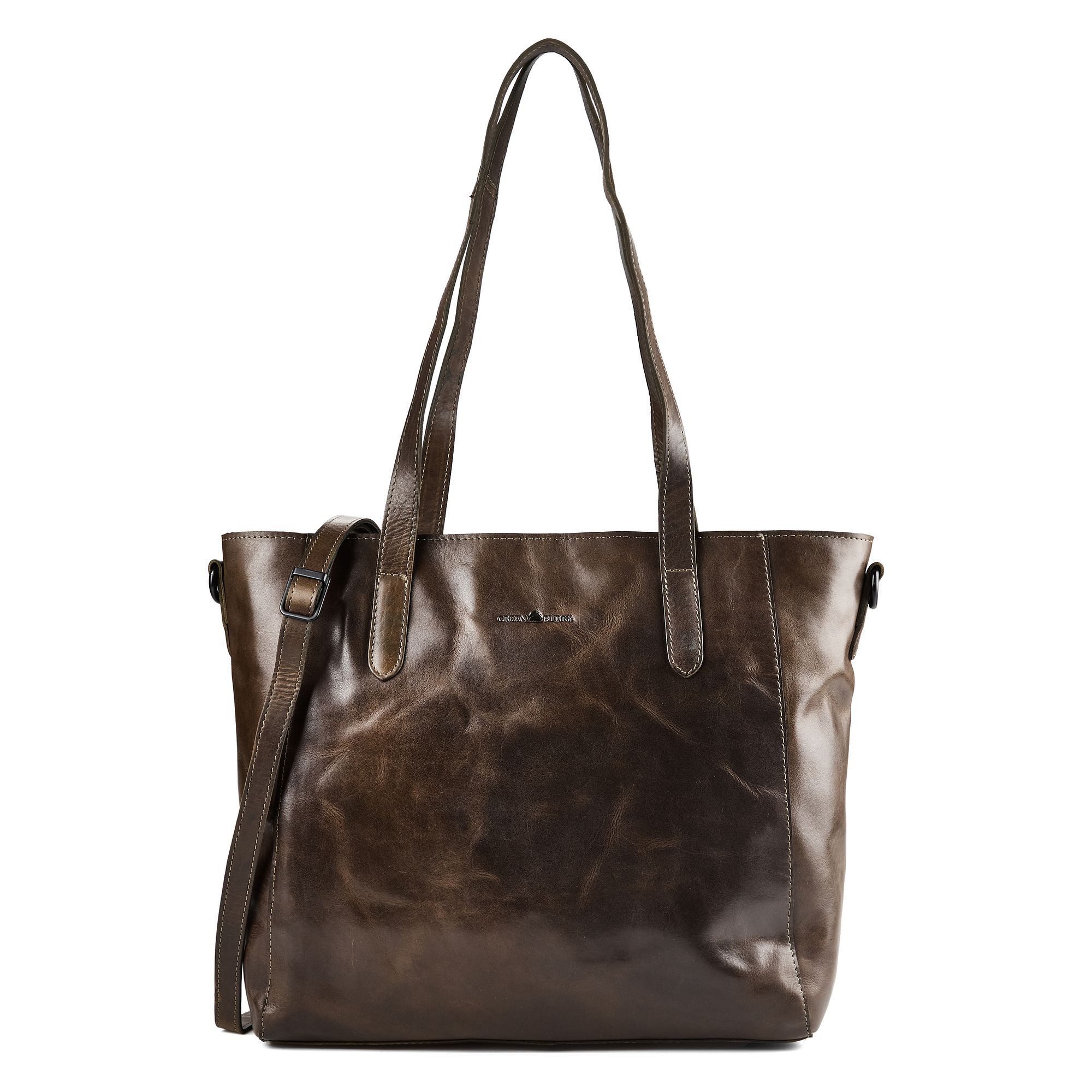 Greenburry Schultertasche Newport, Leder