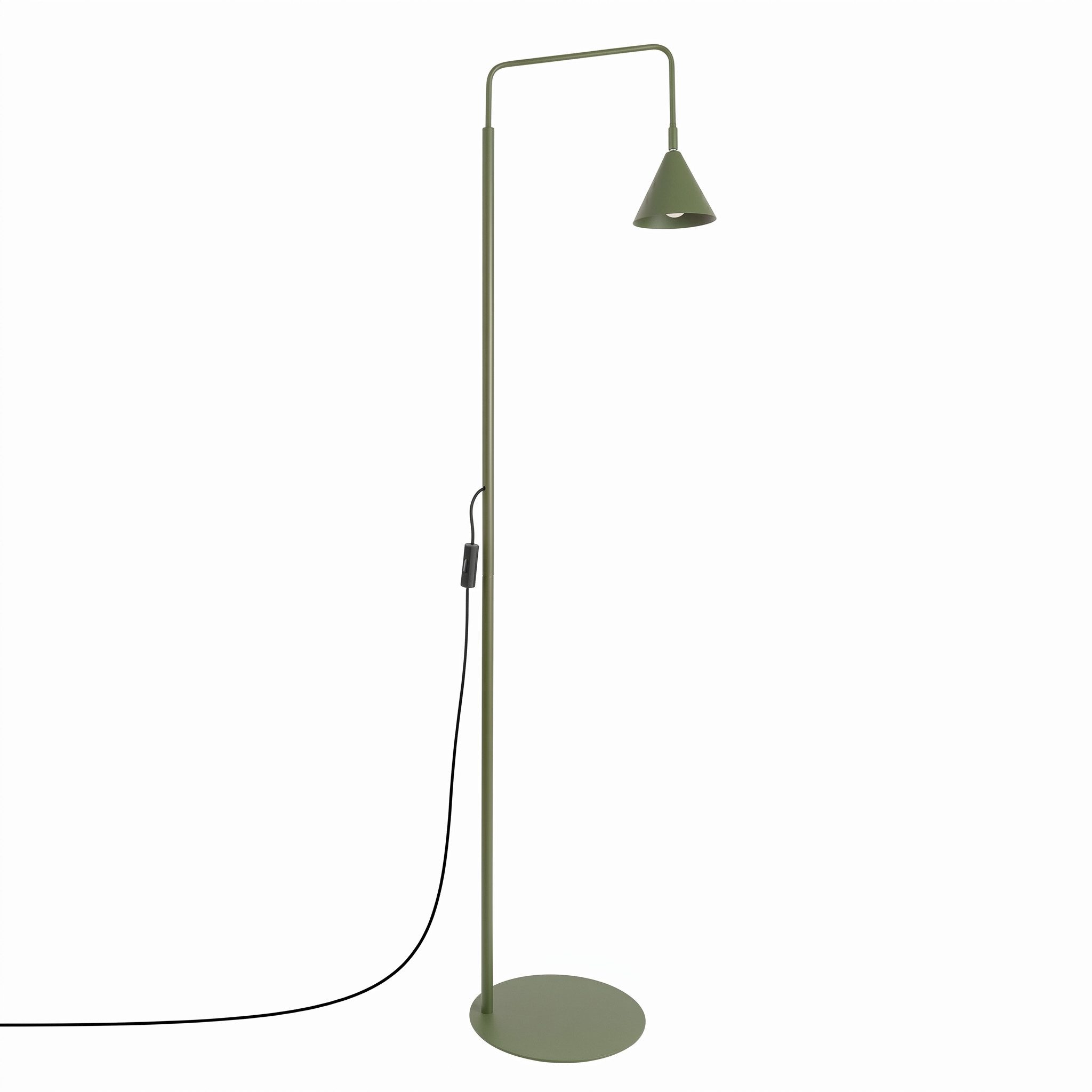 SOLLUX lighting Stehlampe Stehlampe NOX olivgrün, Nicht enthalten
