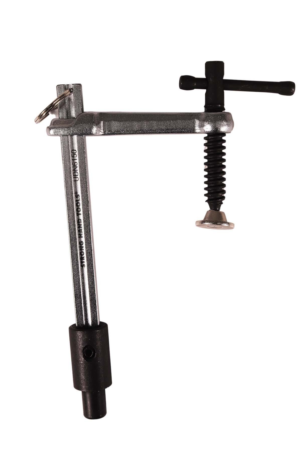 WELDINGER Schraubzwinge Schraubzwinge pro 80mm x 150mm Knebelgriff für Schweißtisch System 16, (1 St), Schraubzwinge 80x150 mm, Knebelgriff