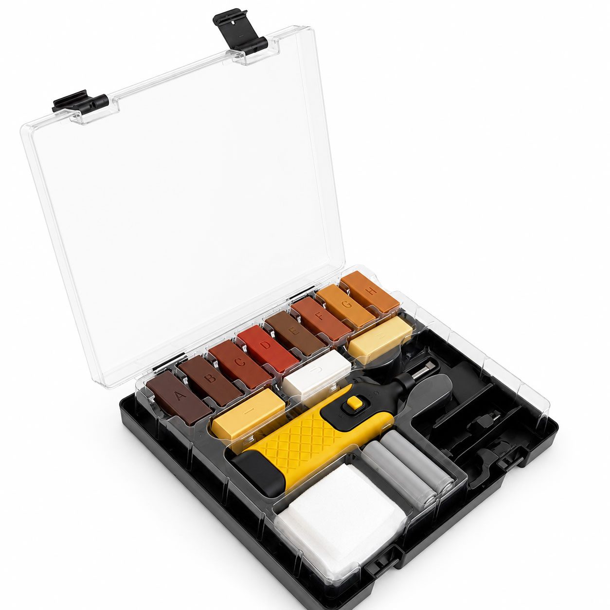 VABIONO Holz-Reparaturset Reparatur-Set - Reparieren Holz Parkett Laminat Möbel zum Selbermachen, 18-St., Kostenloser Versand
