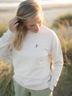 FUXBAU Sweater Frauen fux Sweater - highlights beige schlicht & besonders