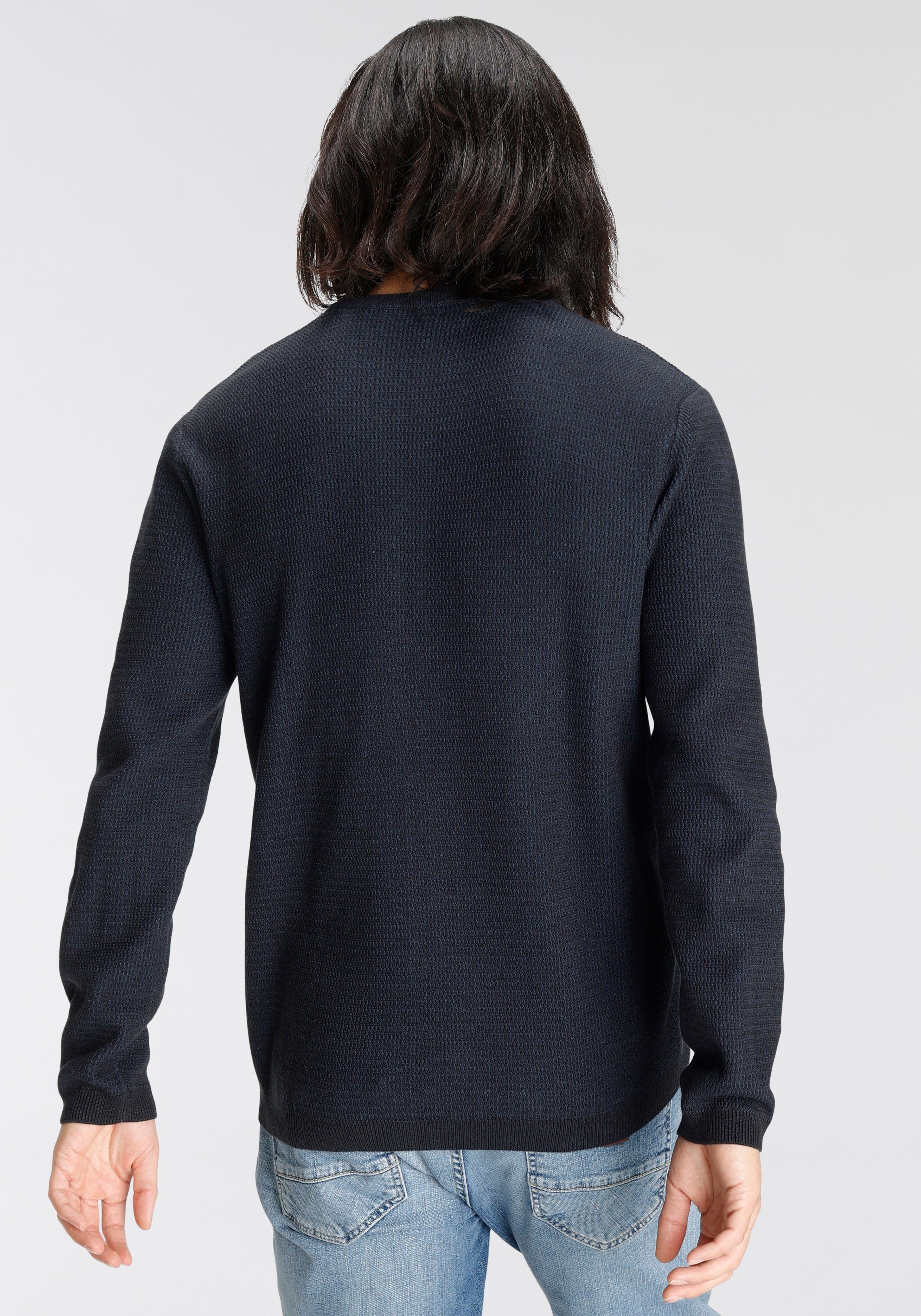 Bruno Banani Strickpullover gewaschene Optik günstig online kaufen