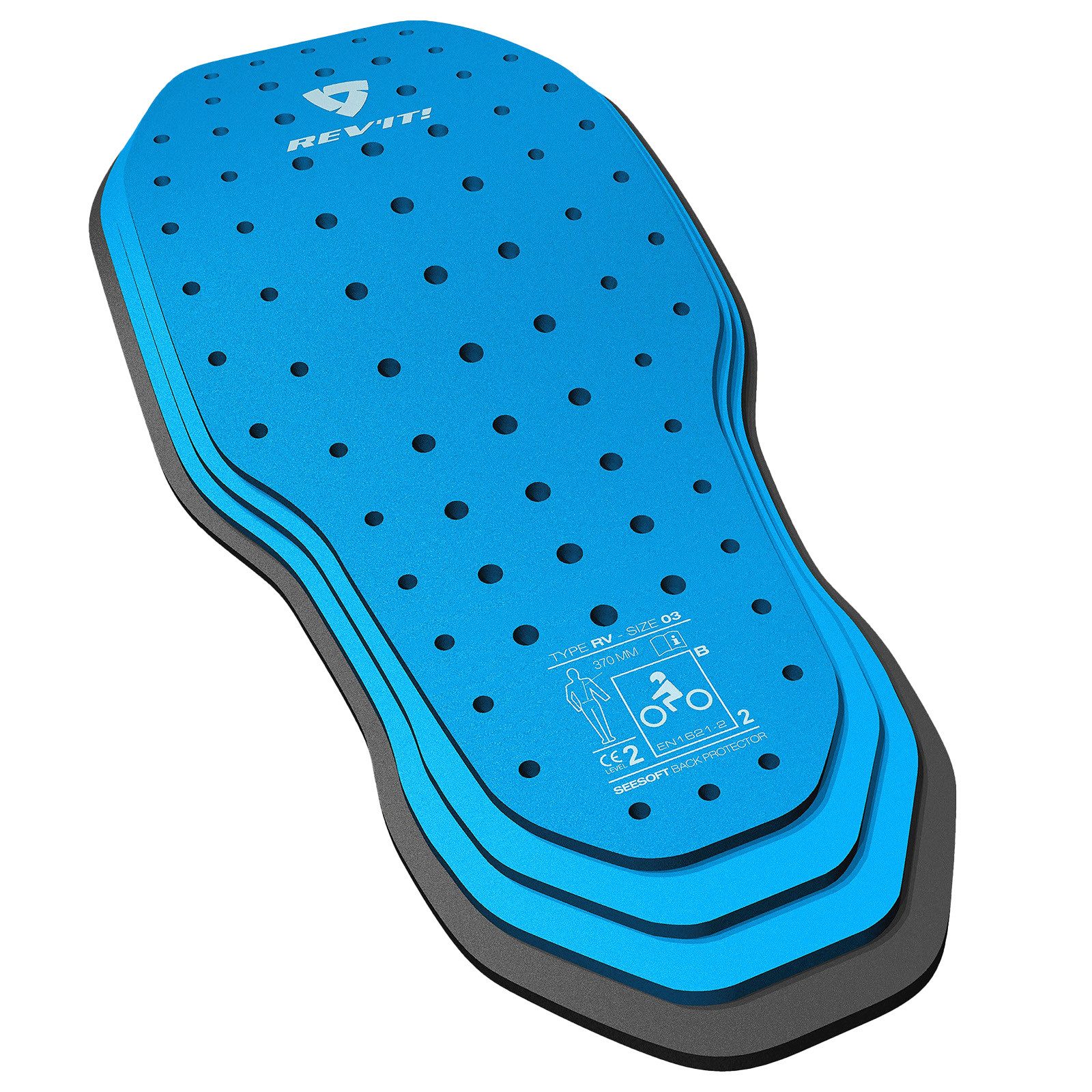 Revit Rückgrat-/Rückenprotektor Revit Rückenprotektor SEESOFT Type RV Blau /Schwarz