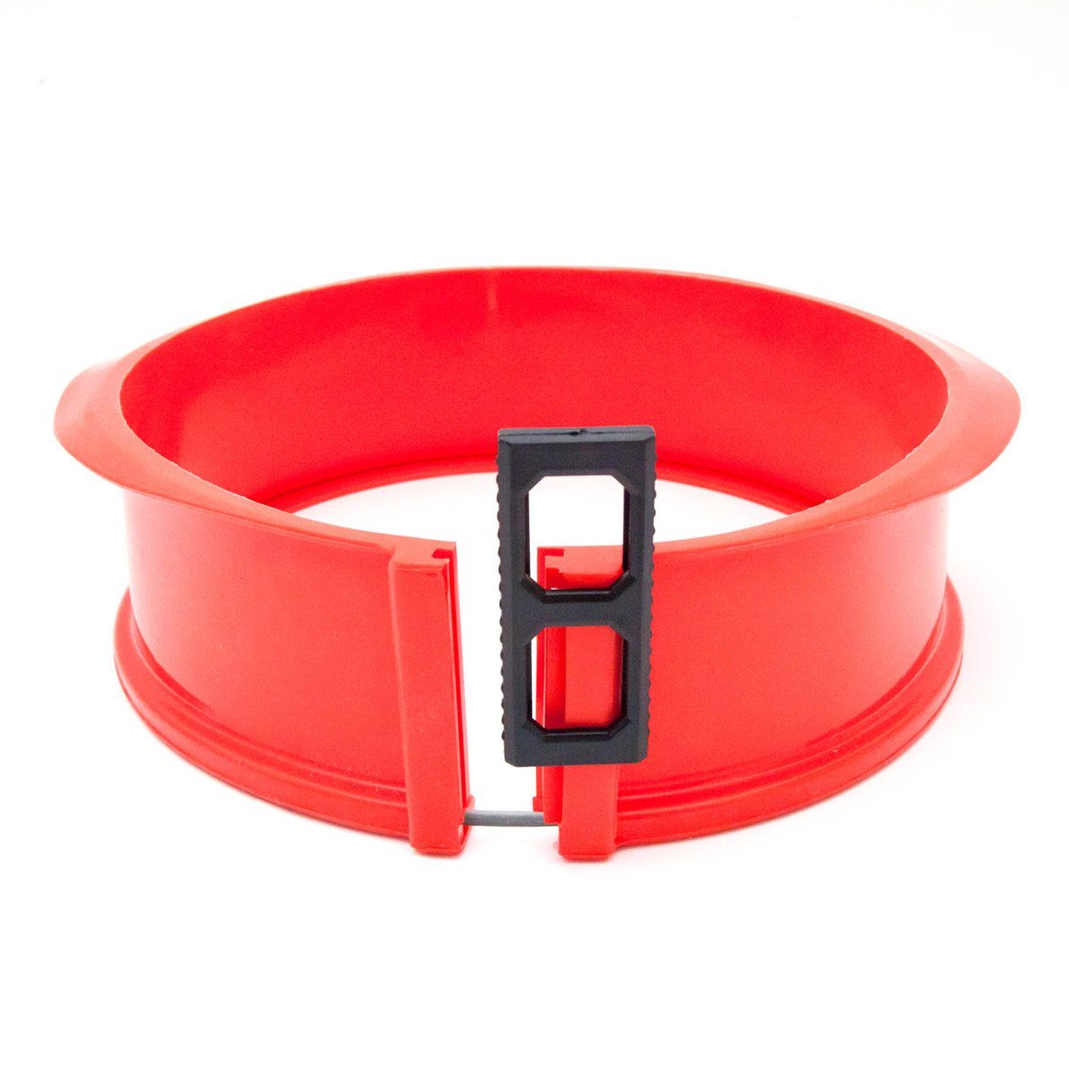 Goods+Gadgets Backform GOODS+GADGETS Silikon Springform Backform 23 cm mit Glasboden, Antihaftbeschichtete Kuchen-Form & Glasboden