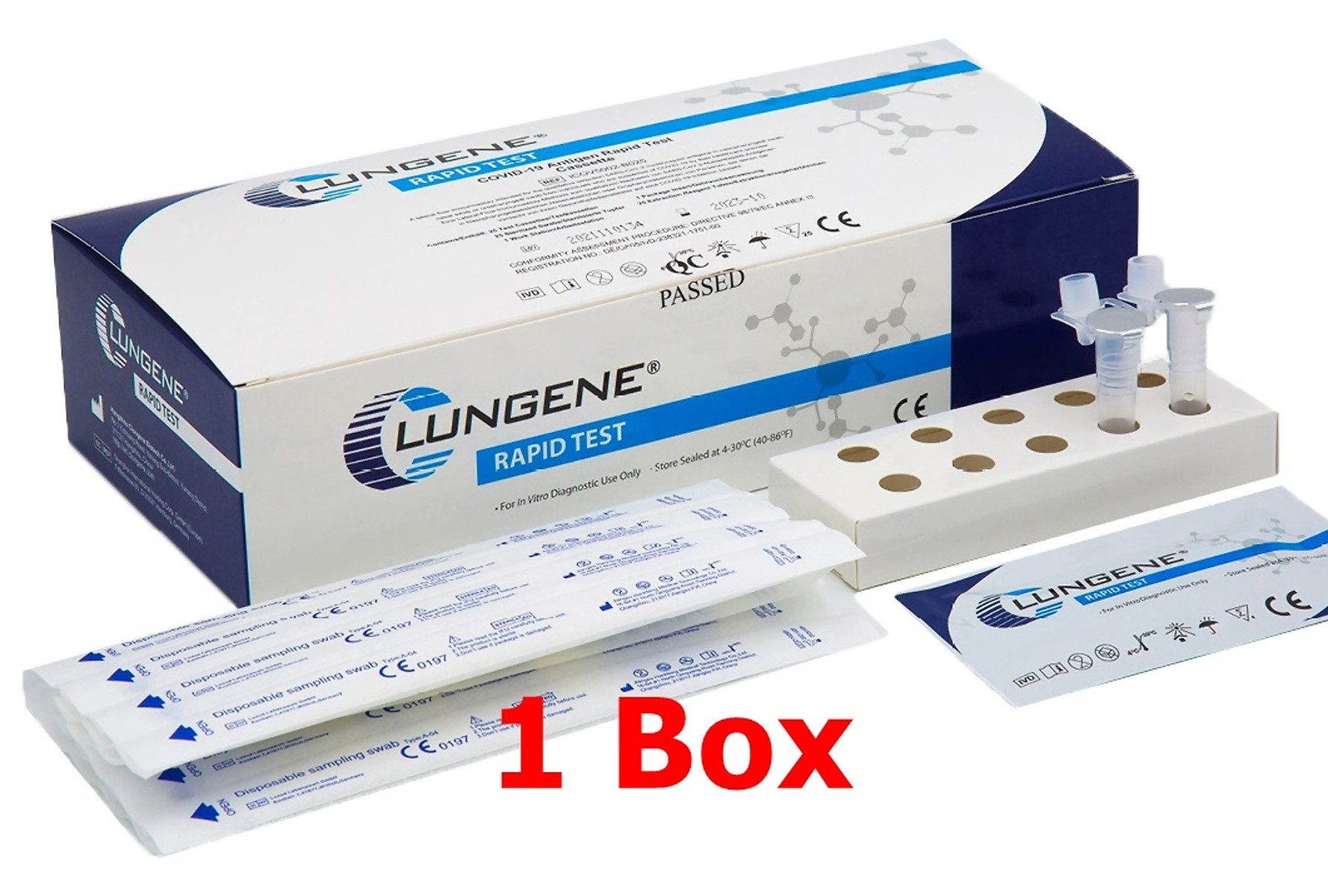 CLUNGENE PSA-Schnelltest Clungene® 3in1 Rapid COVID-19 Antigen Test - Professional (25 Stück)