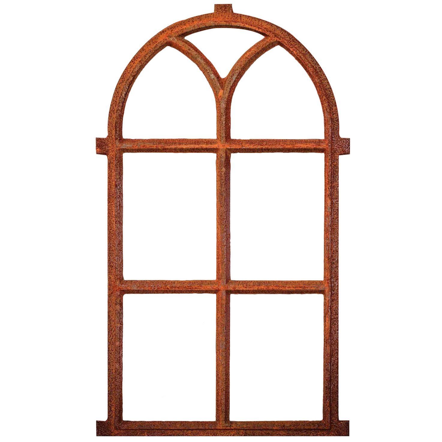 Aubaho Fenster Nostalgie Stallfenster 100x59cm Fenster Scheunenfenster antik Stil Eis