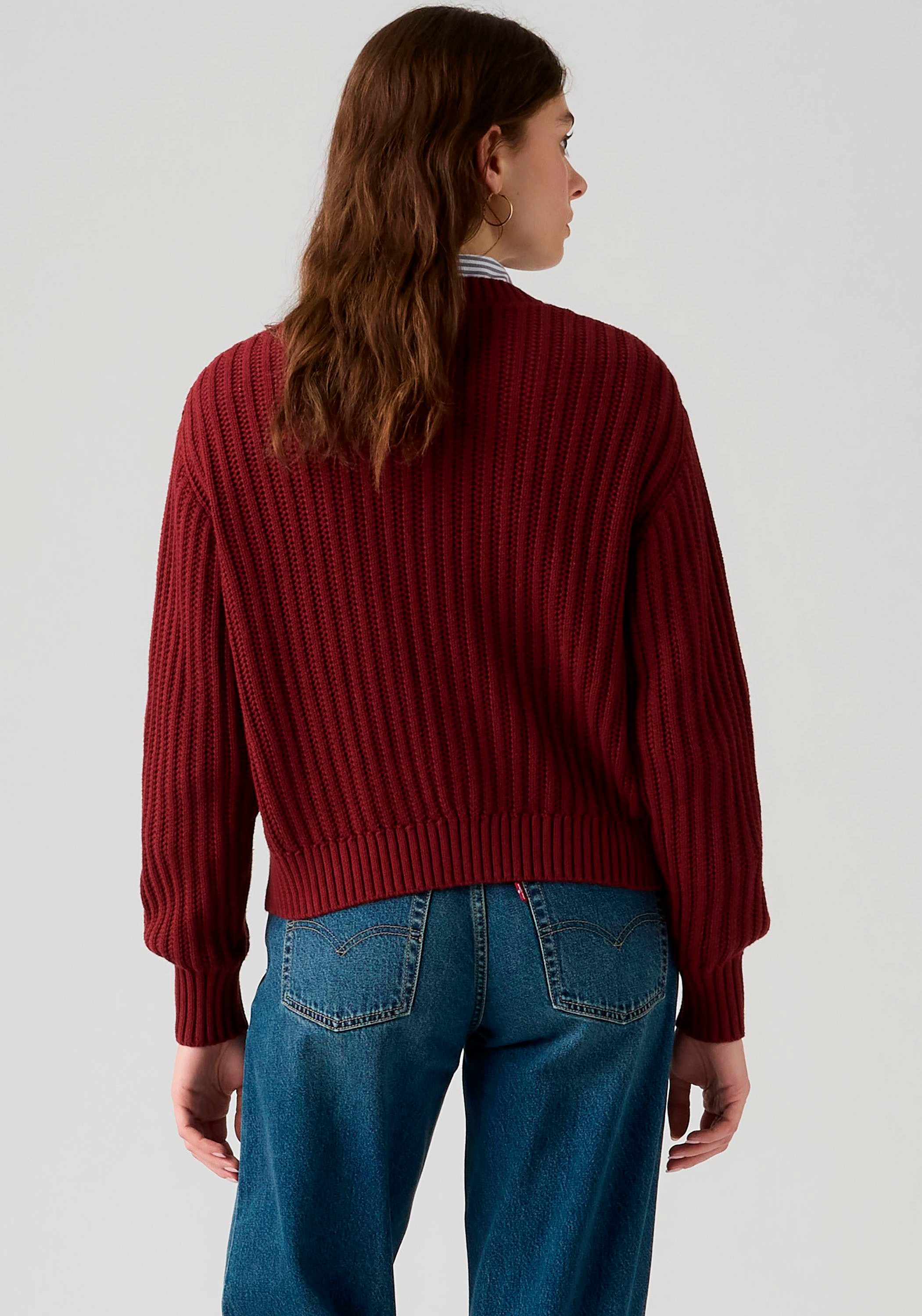 Levi's® Cardigan SNOWFLAKE CARDIGAN gestreift, mit Knopfleiste
