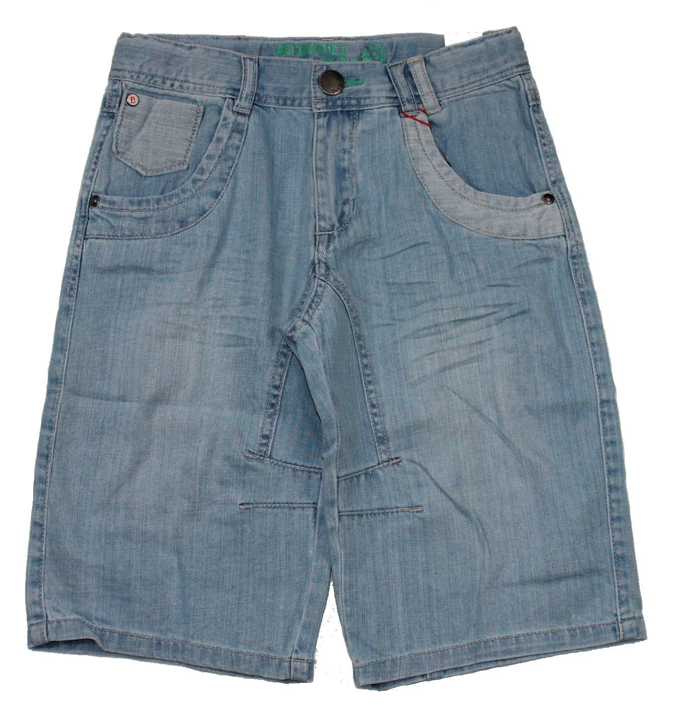 BÒBOLI Jeansbermudas BÒBOLI Shorts Bermuda kurze Hose denim bleach (1-tlg)