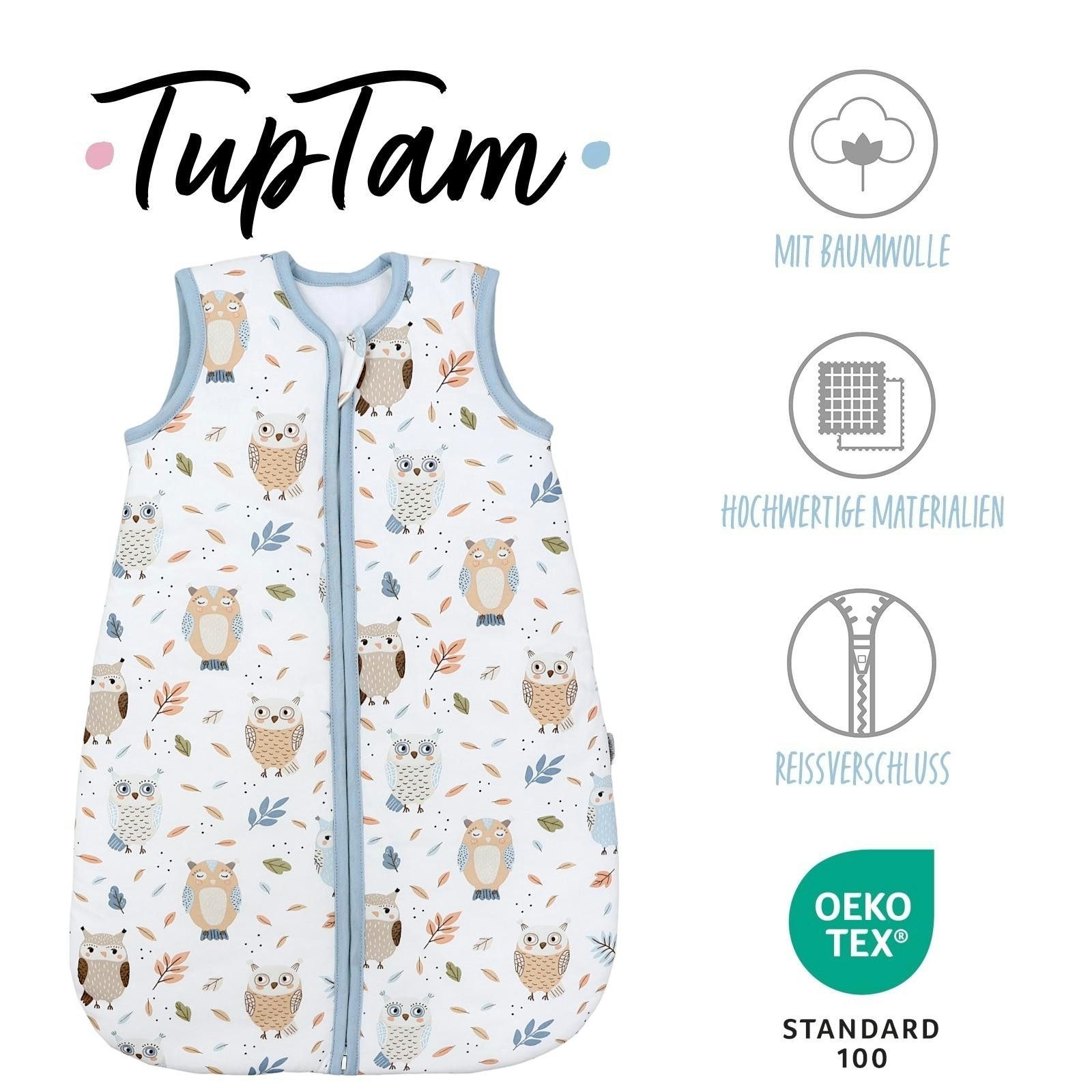 TupTam Babyschlafsack Kugelschlafsack ohne Ärmel 2.5 TOG Ganzjahr – Bild 2 von 5