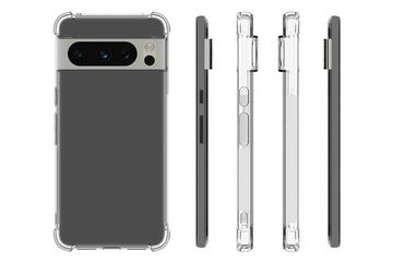 mtb more energy Smartphone-Hülle Clear Armor Soft für Google Pixel 8 Pro (6.7), mit Anti-Shock Verstärkung