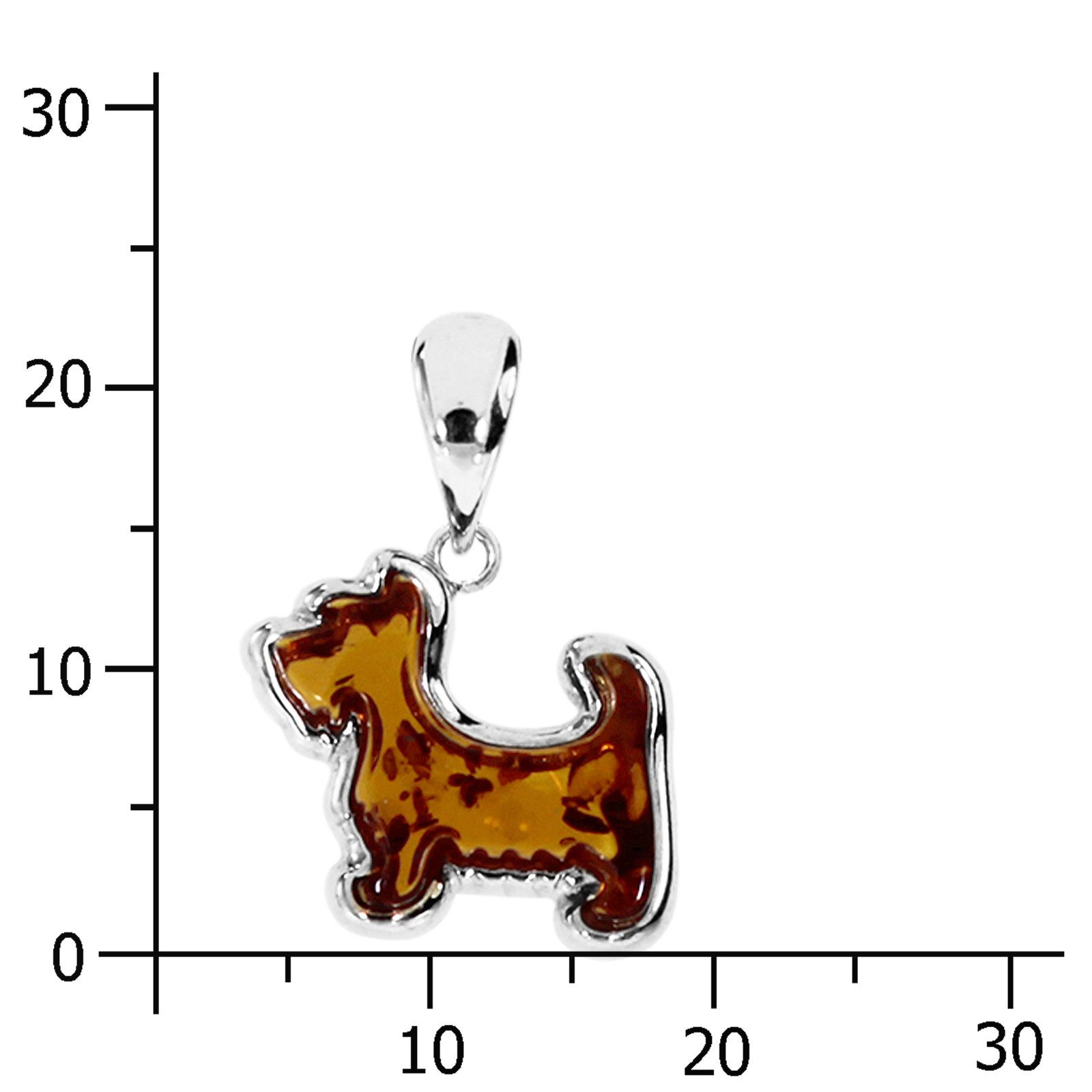 OSTSEE-SCHMUCK Kettenanhänger Ostsee-Schmuck Anhänger Hund Anhänger Hund (1 günstig online kaufen