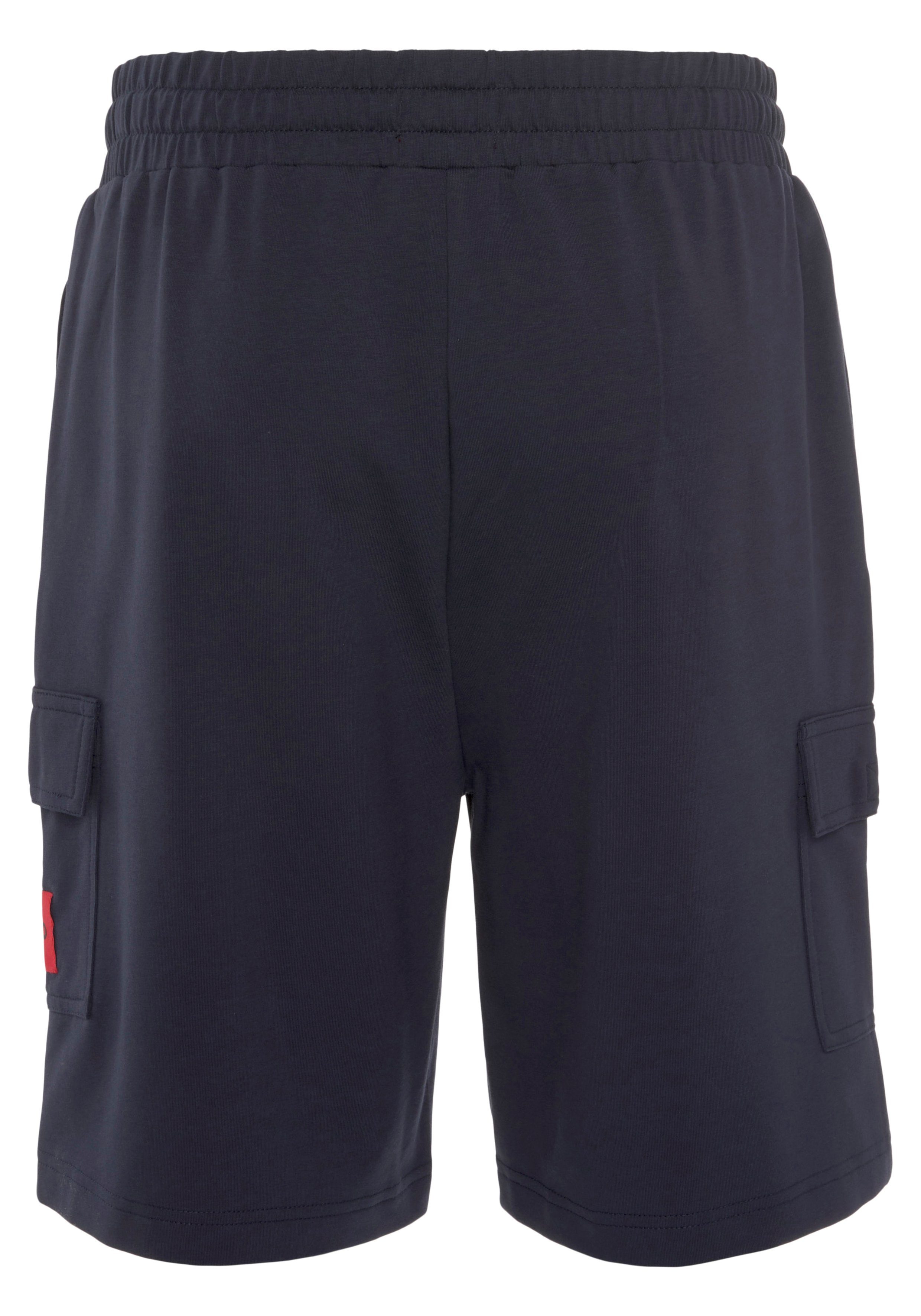HUGO Sweatshorts Reverse Shorts mit Cargotaschen