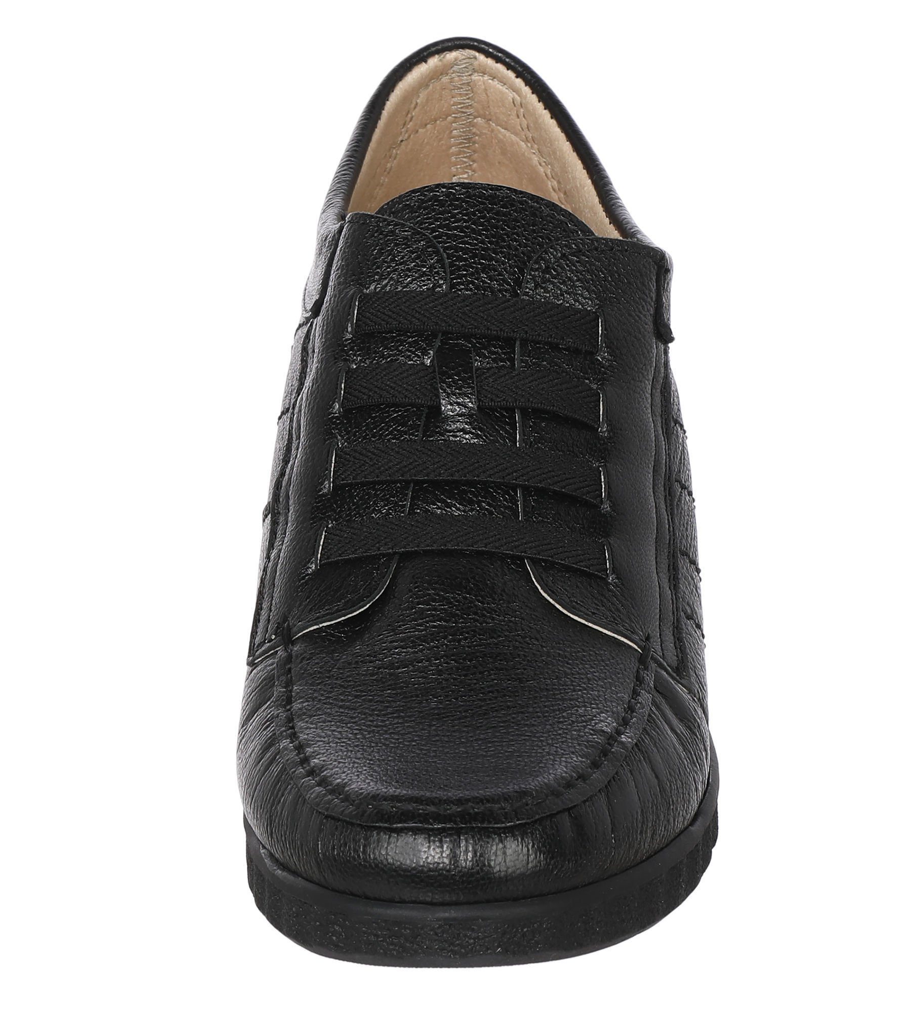 Christian Materne Lackleder-Schuhe Mokassin in Schnüroptik günstig online kaufen