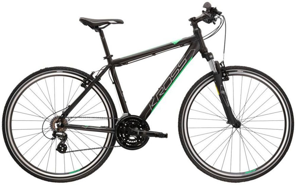 Crossrad KROSS Crossbike Evado 2.0 28" schwarz 21 Gänge