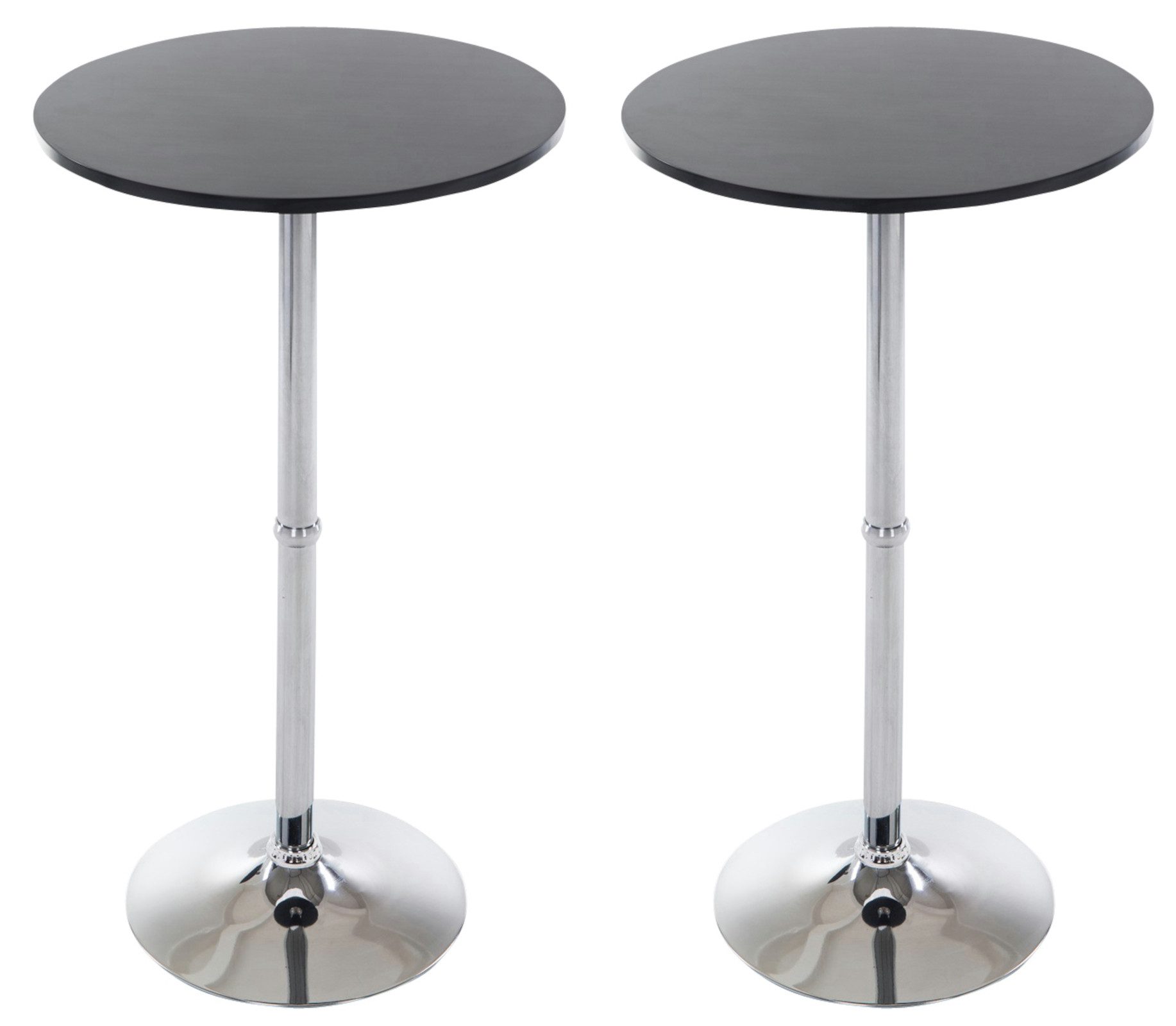 CHEFGASTRO® Stehtisch Bistrotisch eckig (2-St), In- & Outdoor wetterfest Gastro Stehtisch Gartentisch