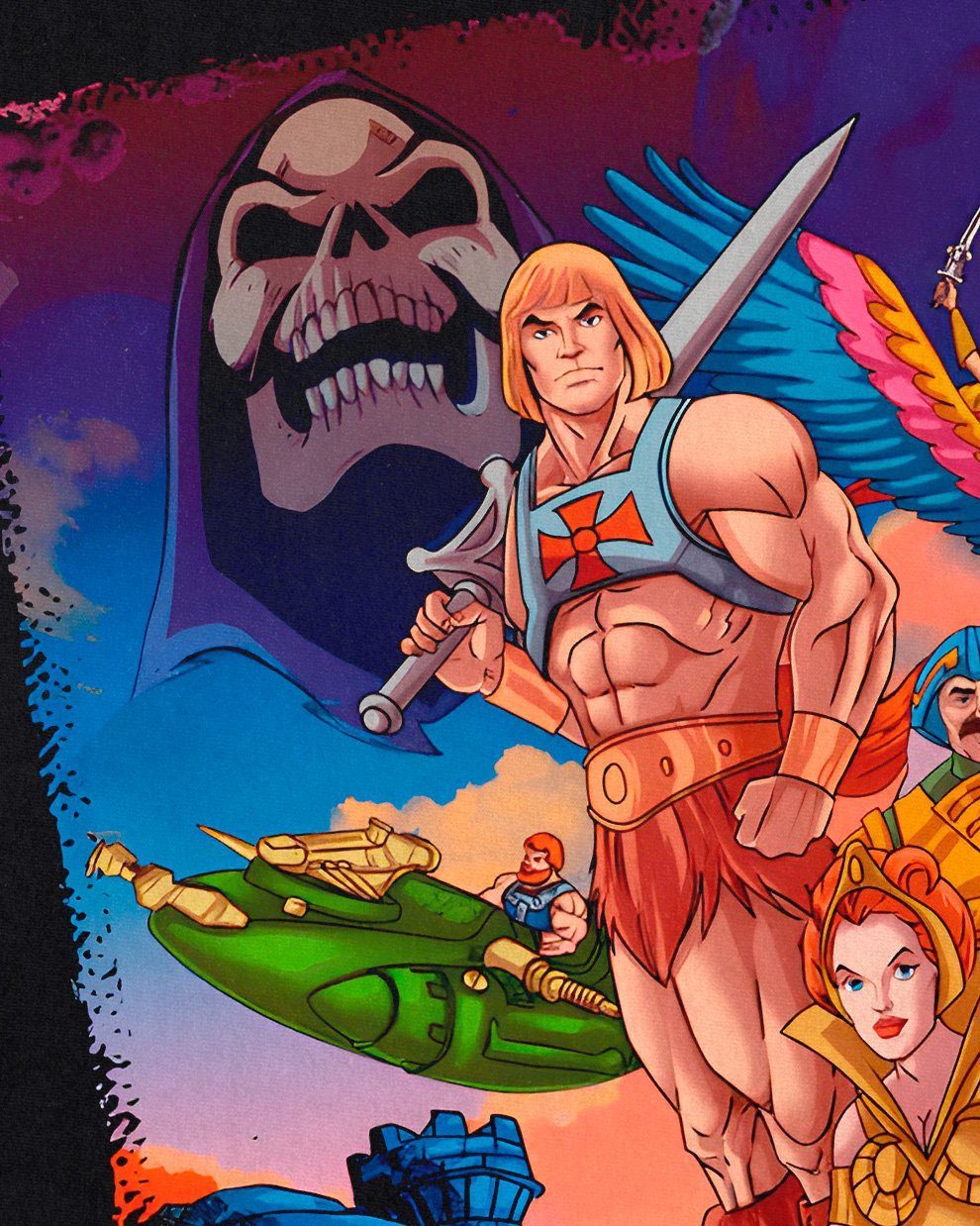 style3 T-Shirt Eternia Legacy he-man skeletor günstig online kaufen