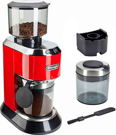 De'Longhi Kaffeemühle Dedica KG520.R, 150 W, Kegelmahlwerk, 350 g Bohnenbehälter
