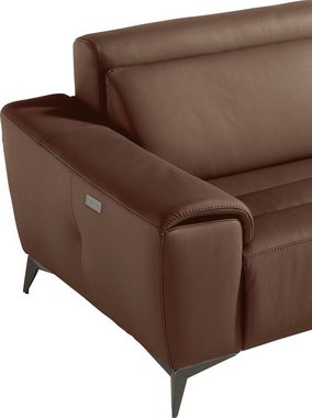 Egoitaliano 2,5-Sitzer Suzette, inkl. 2 elektronischer Relaxfunktionen, Rücken- und Fußteilfunktion