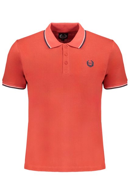 GIAN MARCO VENTURI Poloshirt Herren Poloshirt Rot mit Kontrastdetails und günstig online kaufen