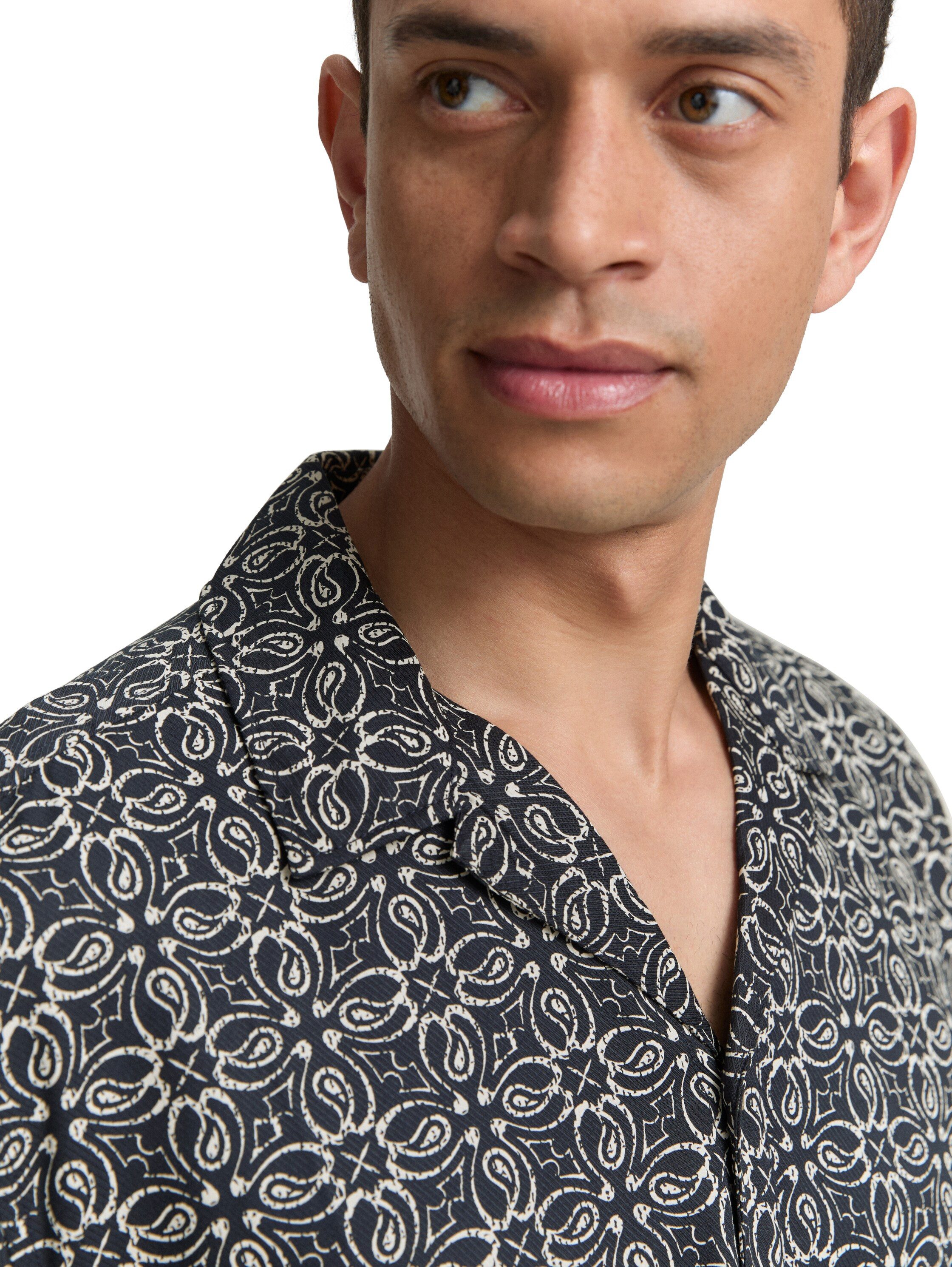 TOM TAILOR Kurzarmhemd mit All-Over Print