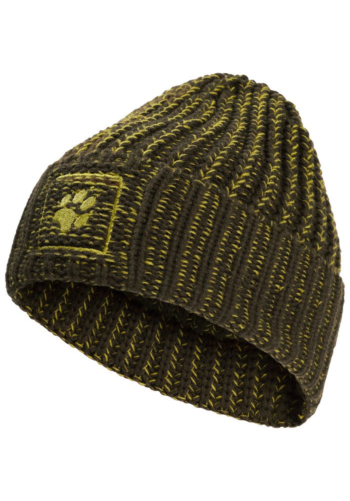 Jack Wolfskin Beanie BADGE PAW BEANIE Strickbeanie, warm, weich