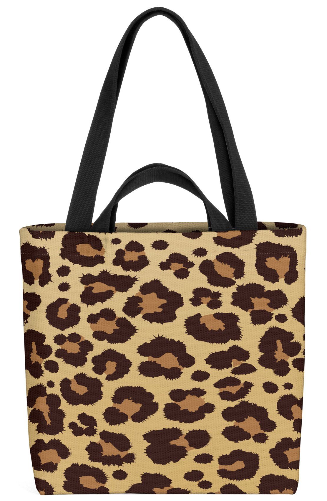 VOID Henkeltasche (1-tlg), Leopard Leo-Print Muster Wild-Katze Raubkatze Safari Savanne Leopard
