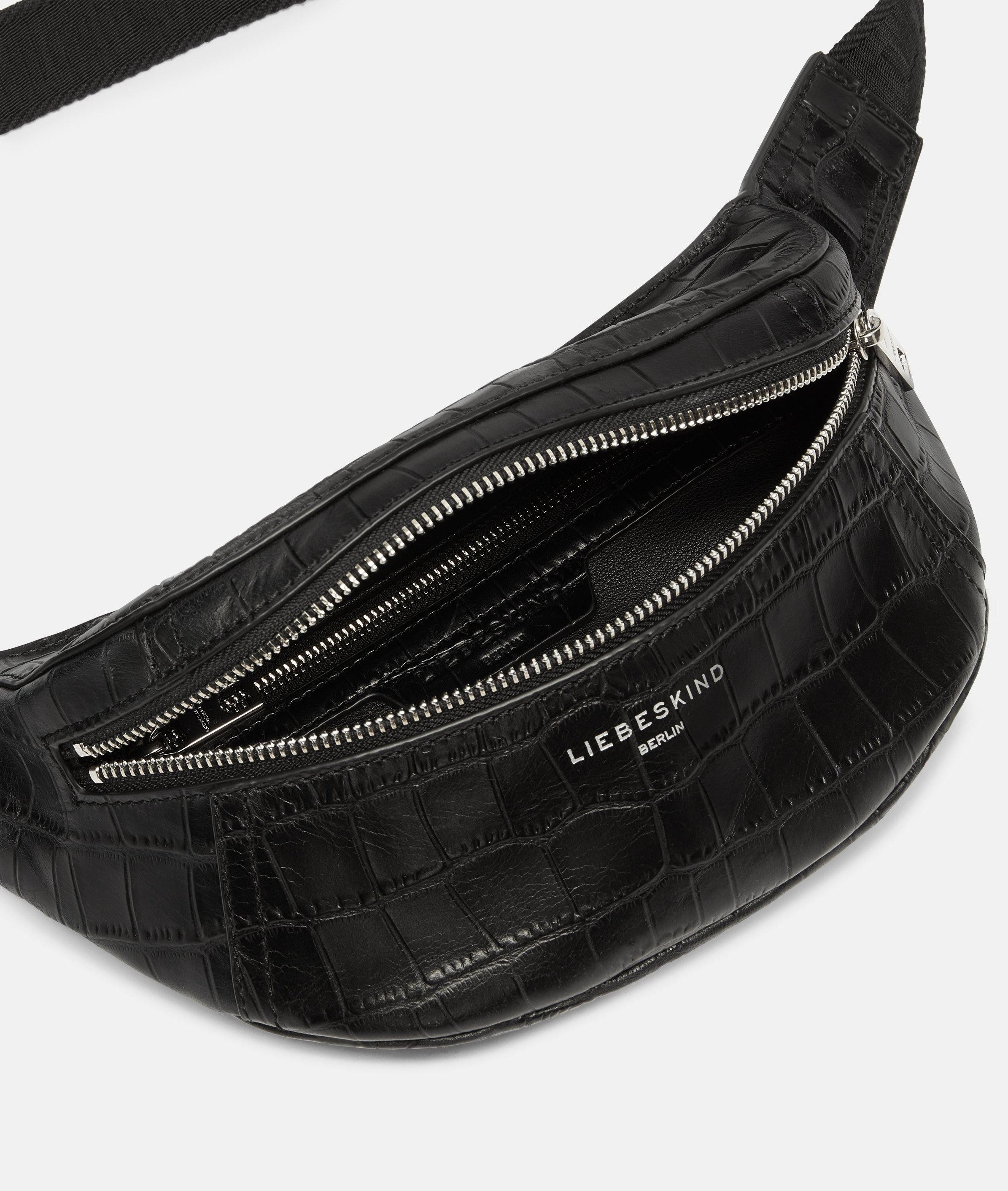 Liebeskind Berlin Gürteltasche Kroko Chudy Belt-Bag S, Gürteltasche aus Leder