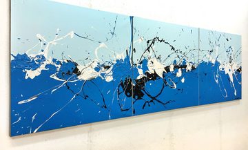 WandbilderXXL XXL-Wandbild Big Bang 210 x 70 cm, Abstraktes Gemälde, handgemaltes Unikat
