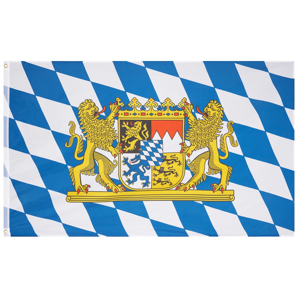 MUWO Flagge MUWO "Deutschland" Flagge 90 x 150 cm, doppelter Saum an den Rändern für hohe Reißfestigkeit