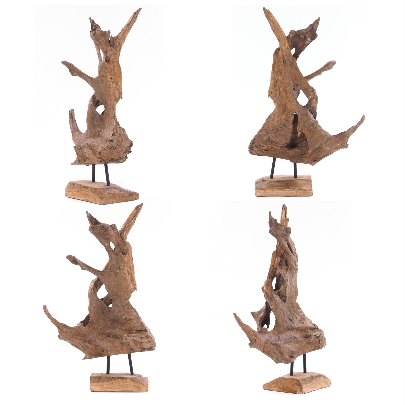 DESIGN DELIGHTS Skulptur TREIBHOLZ SKULPTUR "ROOTS 40", Holz massivholz rus günstig online kaufen