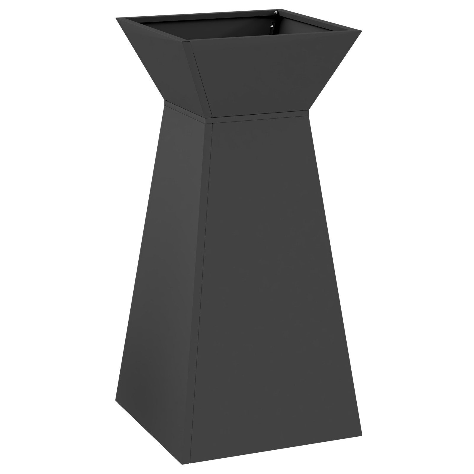 vidaXL Blumentopf Pflanzenständer Schwarz Kunststoff 35 günstig online kaufen