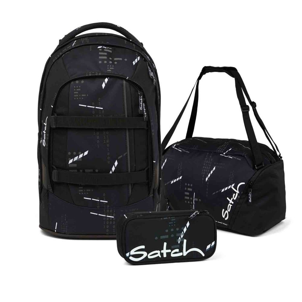 Satch Schulrucksack Pack (3tlg., inkl. Schlamperbox und Sporttasche)