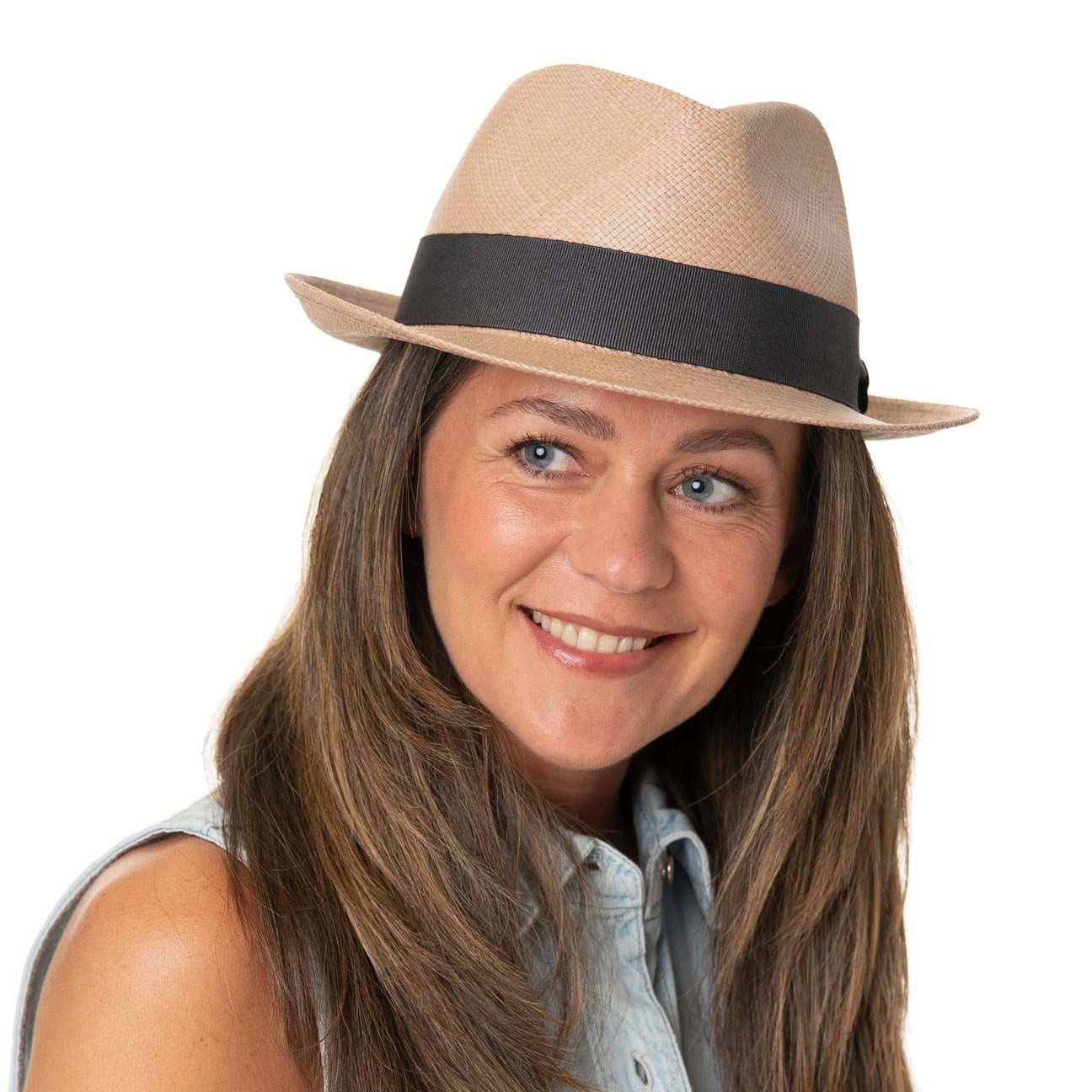 Lierys Trilby (1-St) Panamastrohhut mit Ripsband, Made in Ecuador