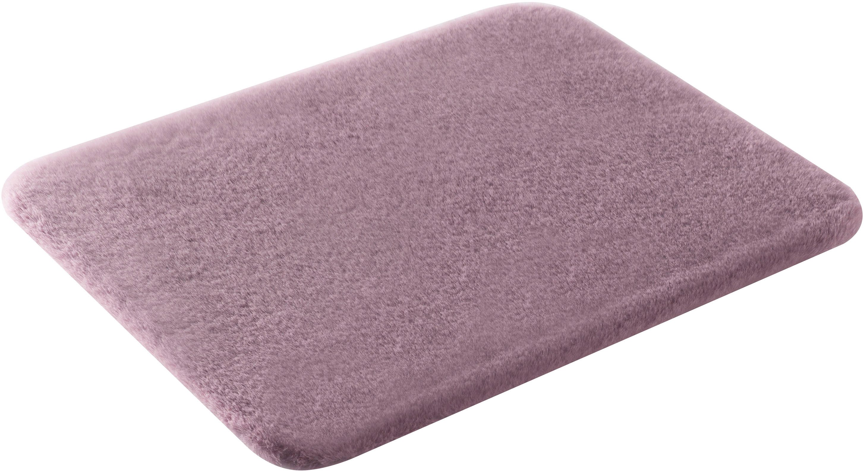 my home Badematte Valeria, Kaninchenfell-Haptik, Höhe günstig online kaufen