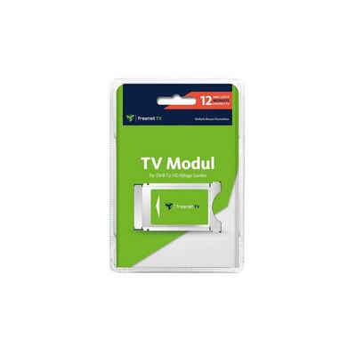 freenet TV »CI + Modul 12 Monate Guthaben¹ mit DVB-T2 HD Antenne ANTENNA 7 LTE (TV CI, Modul 12, DVB-T2 HD, LTE, Bundle)« HD+-Modul
