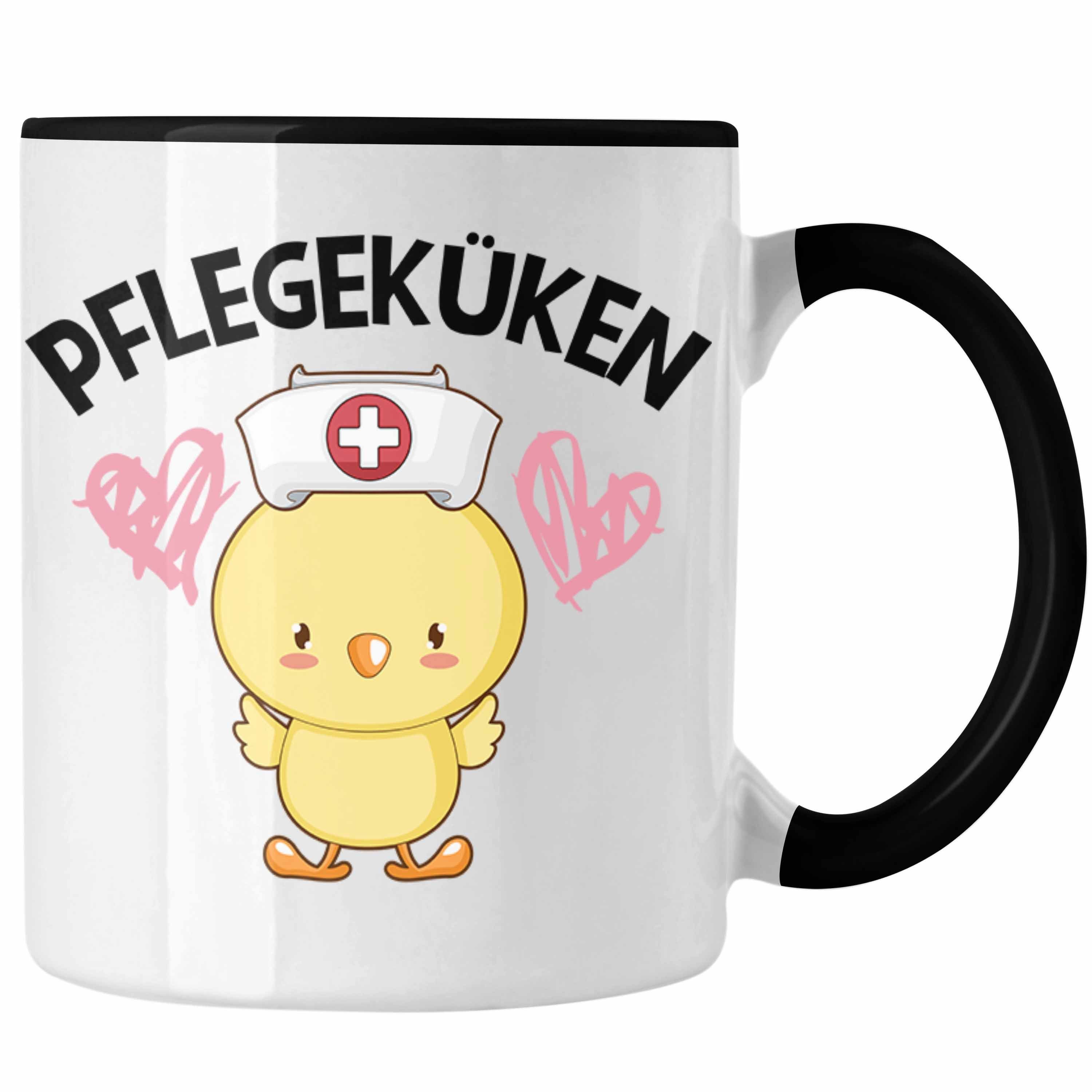 Trendation Tasse Trendation - Pflegeküken Tasse Geschenk Krankenschwester Ärztin Lustig