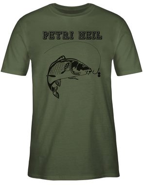 Shirtracer T-Shirt Petri Heil Angler Geschenke