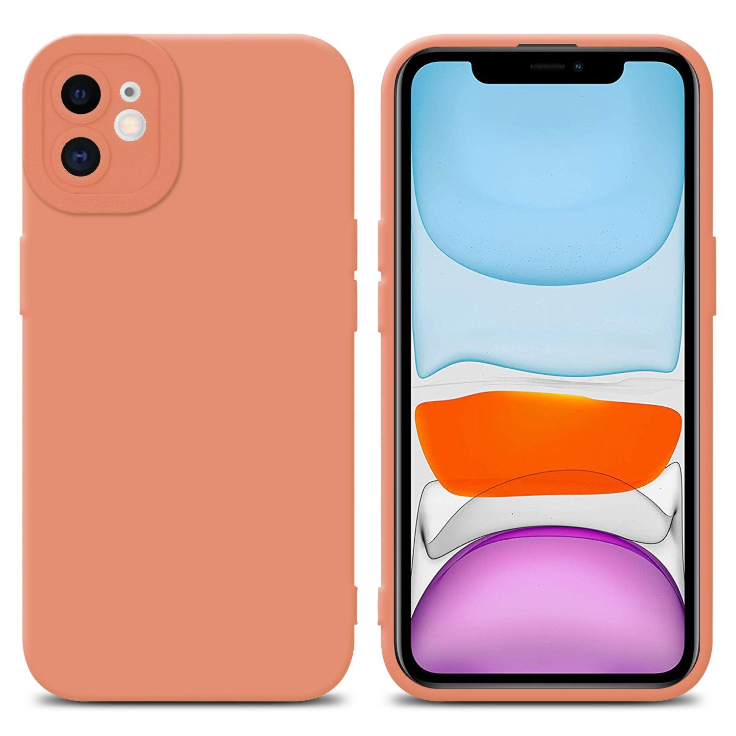 Cadorabo Handyhülle für iPhone 11 Hülle Apple iPhone 11, Hülle Schutzhülle TPU Silikon Case Cover