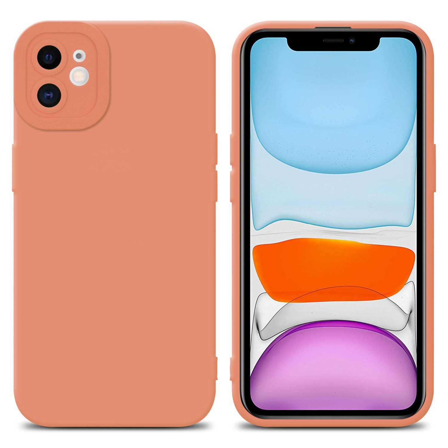 Cadorabo Handyhülle Apple iPhone 11 Apple iPhone 11, Schutzhülle - TPU Silikon Hülle - Case - Cover