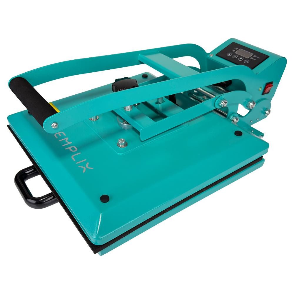 Semplix Bügelmaschine - Transferpresse 38x38 Clamshell Textildruck LCD Touch Heißpresse