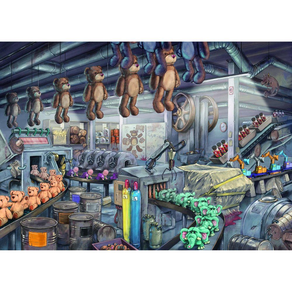 Ravensburger Puzzle Exit - In der Spielzeugfabrik, 368 Puzzleteile