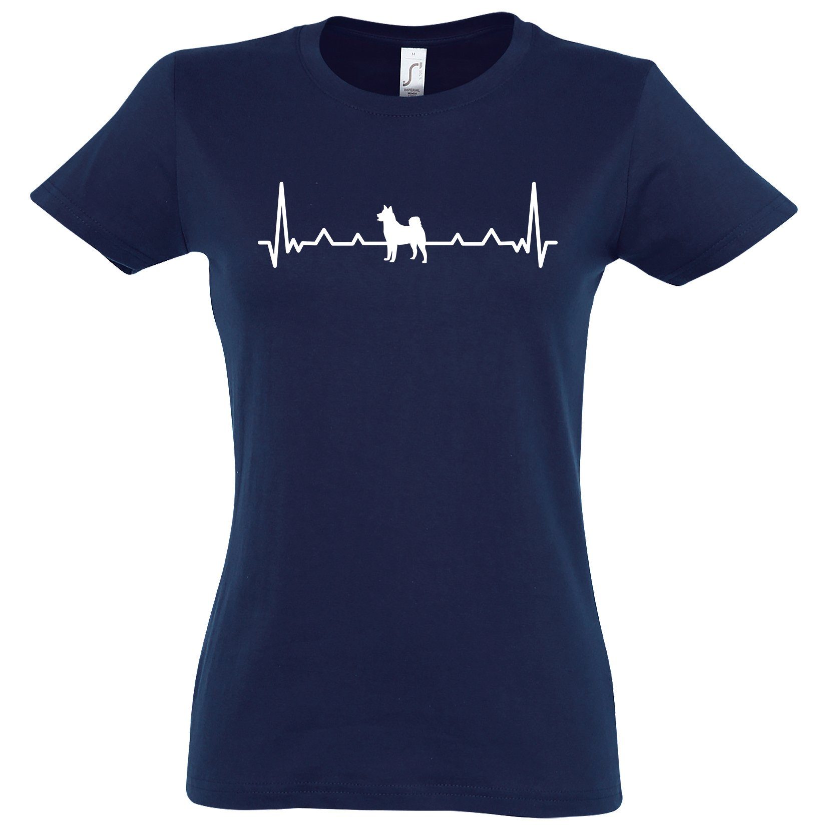 T-Shirt Heartbeat Hund Damen Shirt